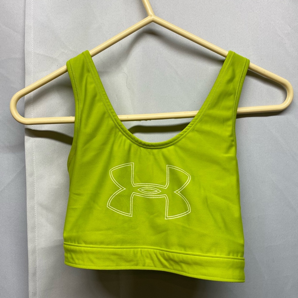Under Armour Women’s Sports Bra Neon Yellow Size XL
